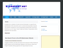 Tablet Screenshot of e-freight.net